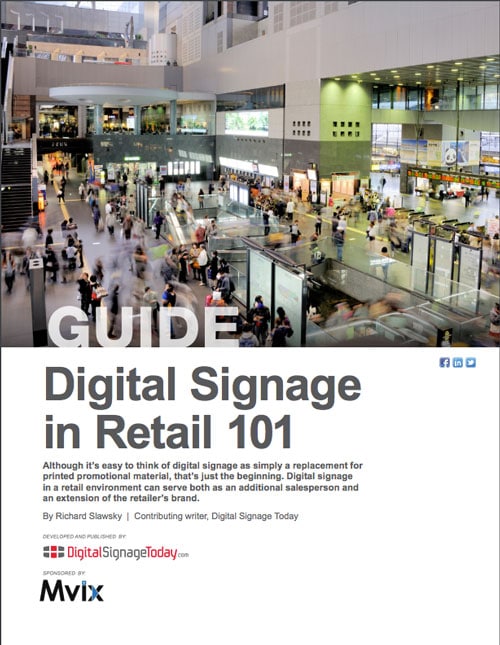 Digital Signage in Retail 101